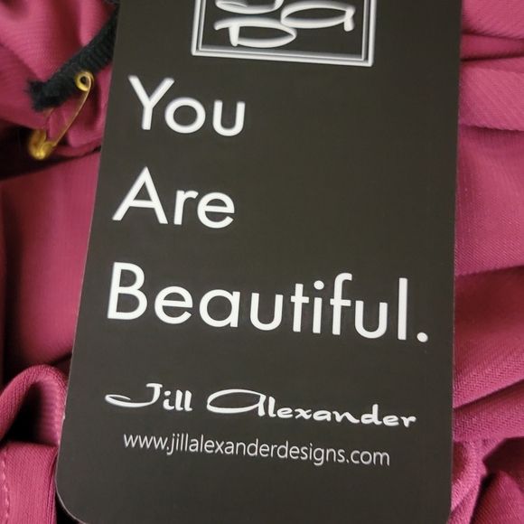 Jill Alexander pink wrap dress size medium - Picture 7 of 7